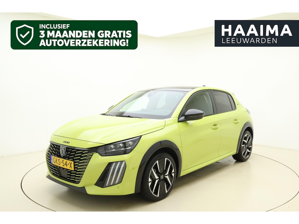 Peugeot 208 1.2 PureTech 100 GT | Apple carplay/Android auto | Achteruitrijcamera + frontcamera | Navigatie | Panoramadak | Stoelverwarming | Keyless entry+start | Adaptive cruise control |