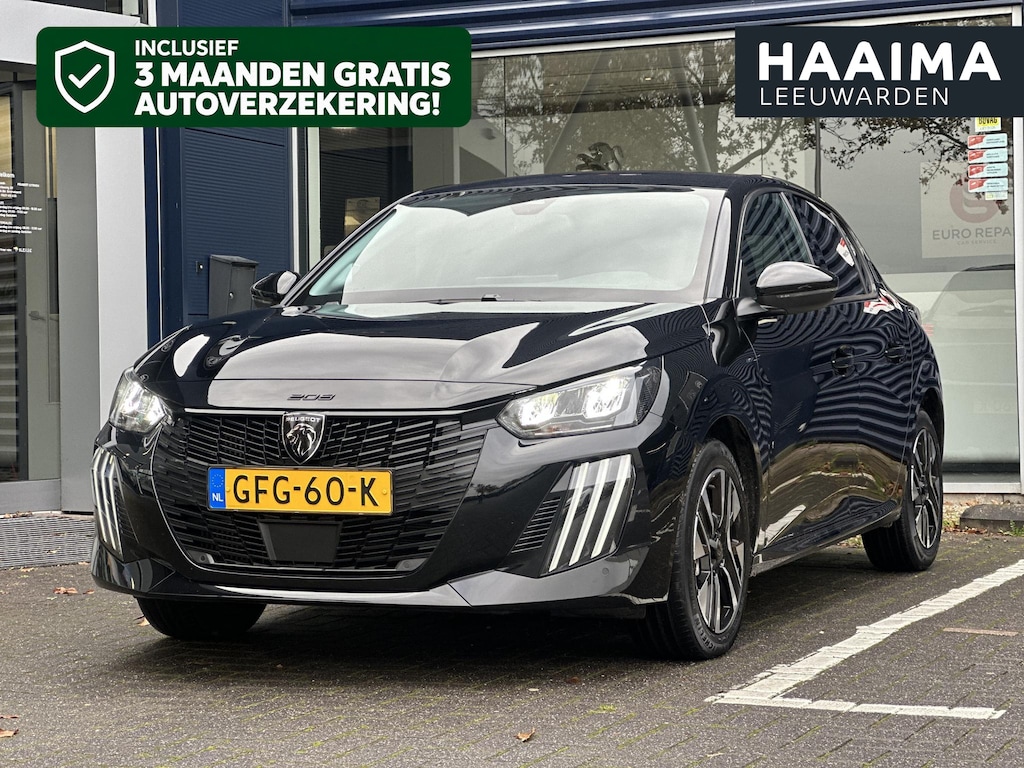 Peugeot 208 Hybrid 100pk e-DCS6 Allure | Adaptieve Cruise Control | Parkeercamera/-sensoren | Apple Carplay/Android Auto | Full LED | Navigatie | DAB | Climate Control |