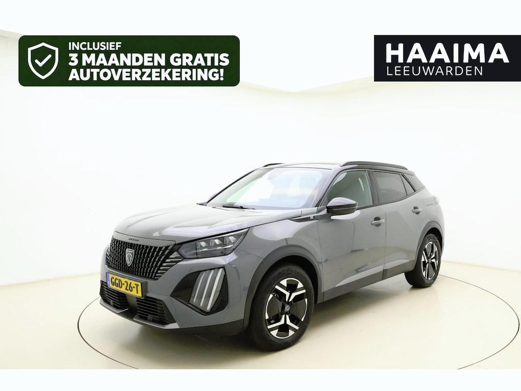Peugeot e-2008 EV GT 54 kWh | Achteruitrijcamera | Dakrails | Cruise control | Climate control | Navigatie | Stof/lederen bekleding | 16" lichtmetalen velgen | Apple/Android carplay | 400km WLTP | 100% Elektrisch