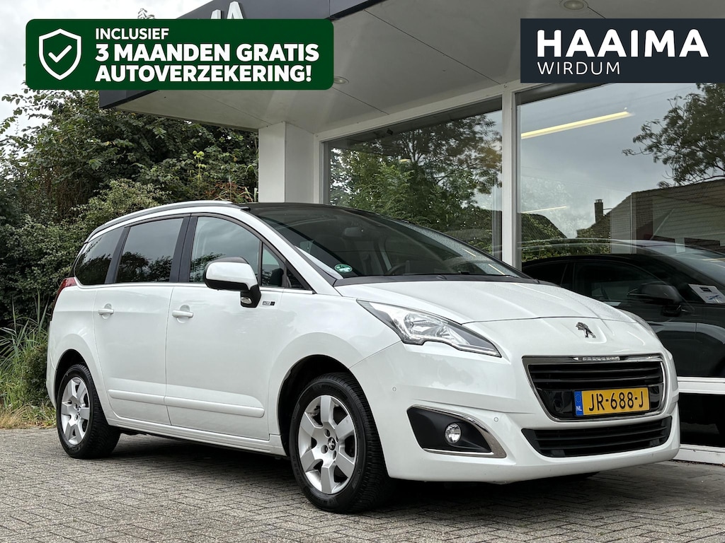 Peugeot 5008 1.2T 130pk Style 7p. | Dealeronderhouden | Trekhaak | Achteruitrijcamera | Panoramadak | Zeer nette staat