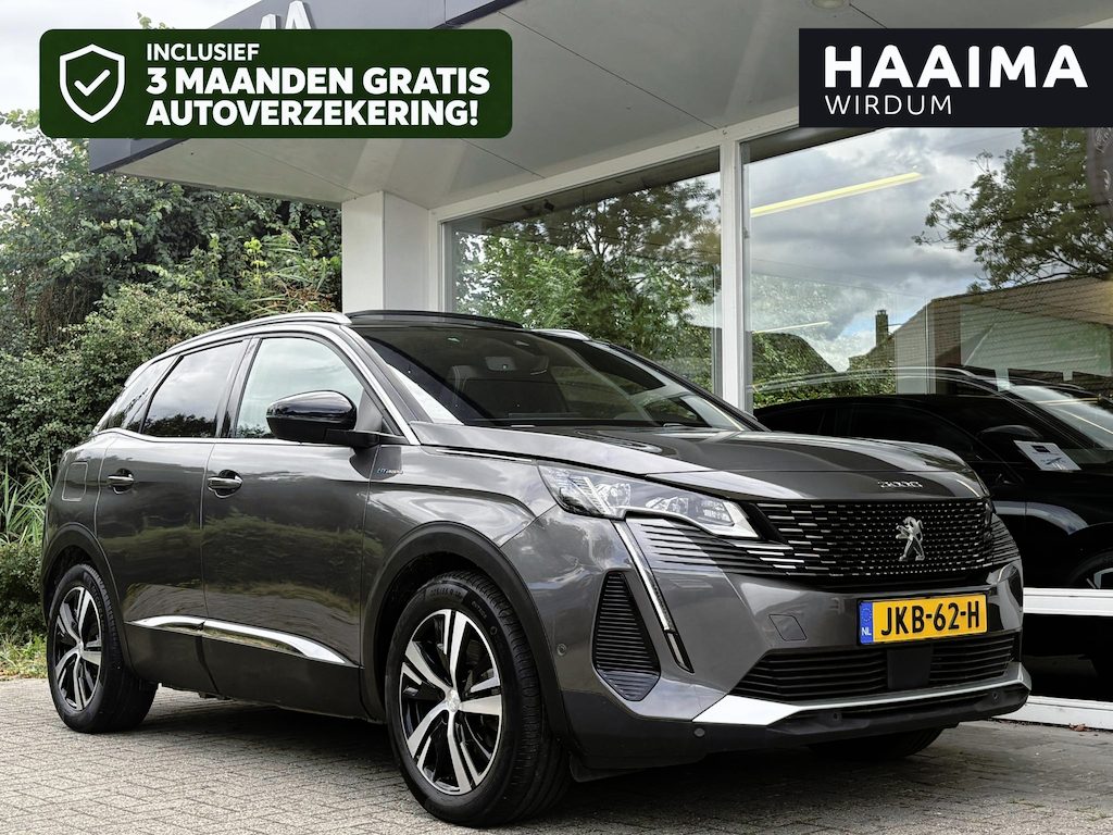 Peugeot 3008 1.6 HYbrid4 300 GT | Weinig kilometers | Schuif-/kanteldak | Adaptieve Cruise Control | Achteruitrijcamera | Dodehoek detectie