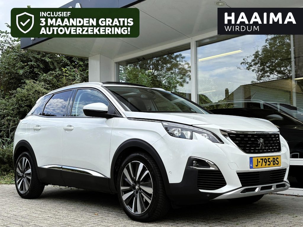Peugeot 3008 1.2T Automaat Allure Avantage | Schuif-/kanteldak | Dealeronderhouden | AGR Comfortstoelen met geheugen | Trekhaak | Elektr. achterklep | Navigatie | Achteruitrijcamera