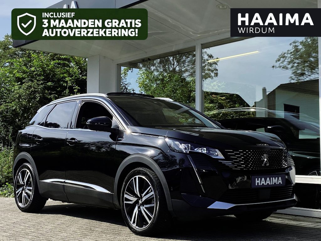 Peugeot 3008 1.6 HYbrid4 300 GT | Open Dak | Focal | Elektrische Achterklep | Navi | Ecc | Cruise Control |