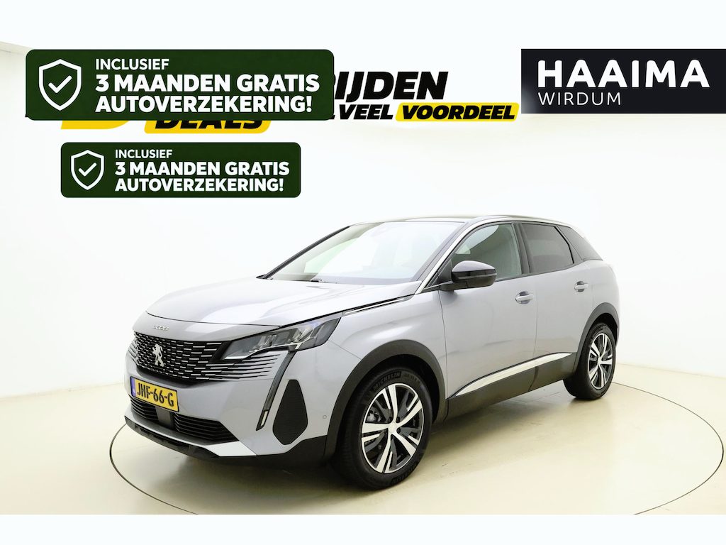 Peugeot 3008 1.2 Hybrid 136 Allure | DEMO | Elektr. achterklep | Navigatie | Achteruitrijcamera | Climate Control | Half lederen bekleding | Keyless Entry