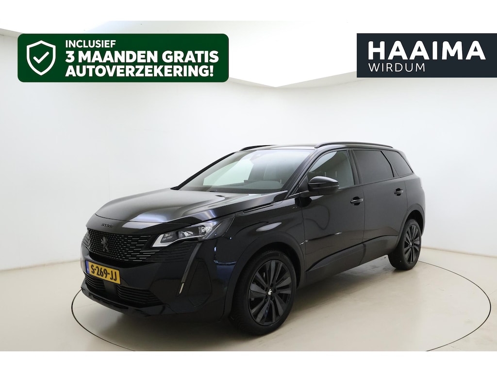 Peugeot 5008 1.2T 130pk Automaat GT | Black Pack | Elektr. achterklep | Stoelverwarming | Navigatie | 7 Persoons |