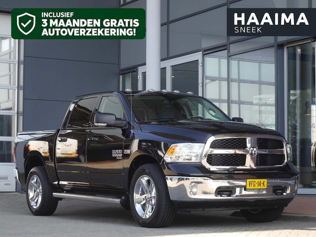 Dodge Ram 1500 5.7 V8 4x4 Crew Cab 5'7 Sport | Dubbele cabine | 3500KG Trekgewicht | Camera voor en achter | Sidesteps | Climate control | Trekhaak | Navigatie | Stoel en stuurverwarming