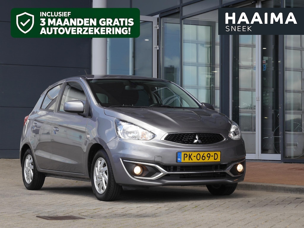 Mitsubishi Space Star 1.0 Bright | Automaat | Airco | Extra getint glas | Regensensor | Automatische verlichting | Lichtmetalen velgen | Achter spoiler | Lage km.stand