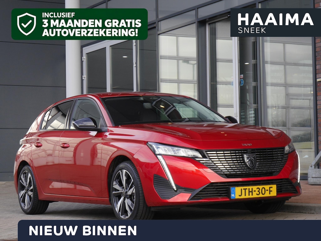 Peugeot 308 1.2 PureTech Allure | 130PK | Navigatie | Climate control | Lichtmetalen velgen | Achteruitrijcamera | Keyless entry en start | Parkeersensoren v+a