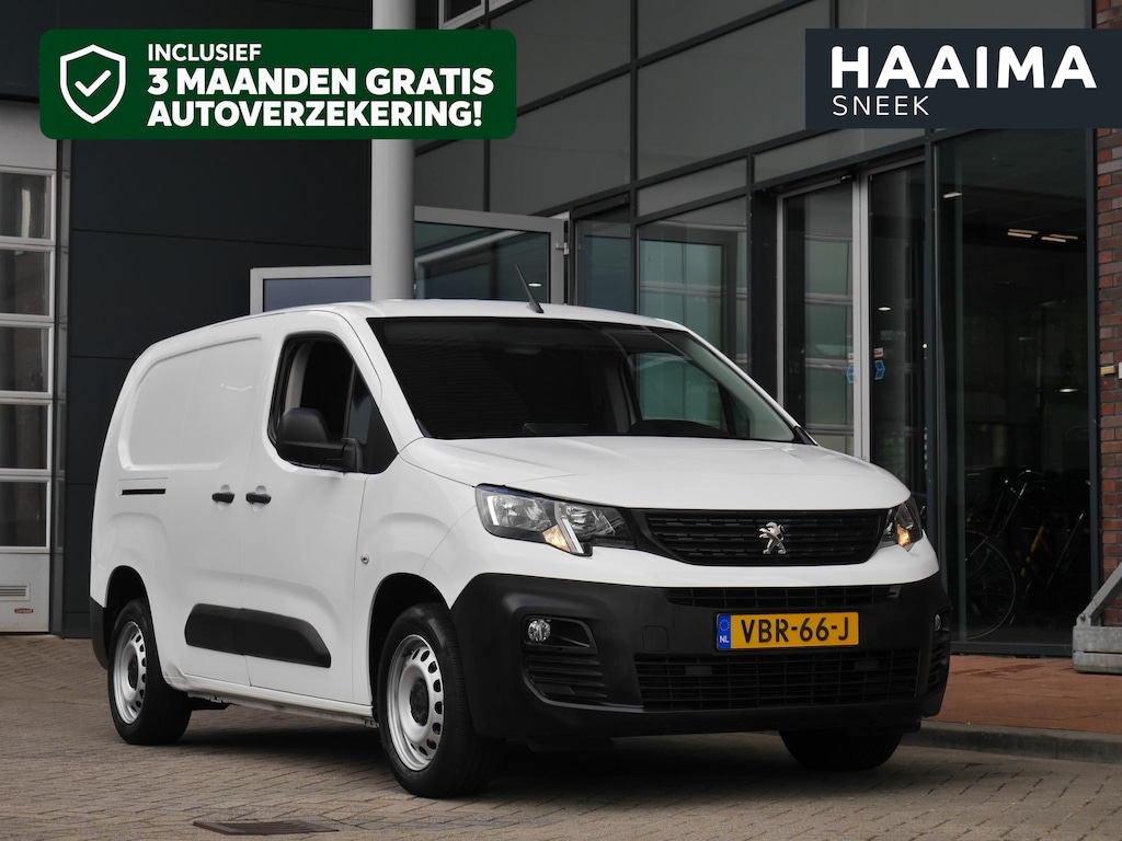 Peugeot Partner 1.6 BlueHDI Premium Long | Marge auto | Airco | Cruise control | Navigatie | Parkeersensoren achter | Laadruimte betimmering