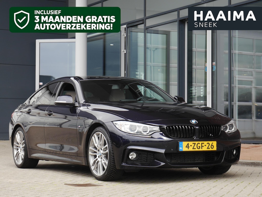 BMW 4-Serie Gran Coupe 428i High Executive M Pakket | Licht interieur |  Elektrische achterklep | Elektrisch verst.bare best.stoel | Stoelverwarming | Navigatie | Climate control | 18inch velgen