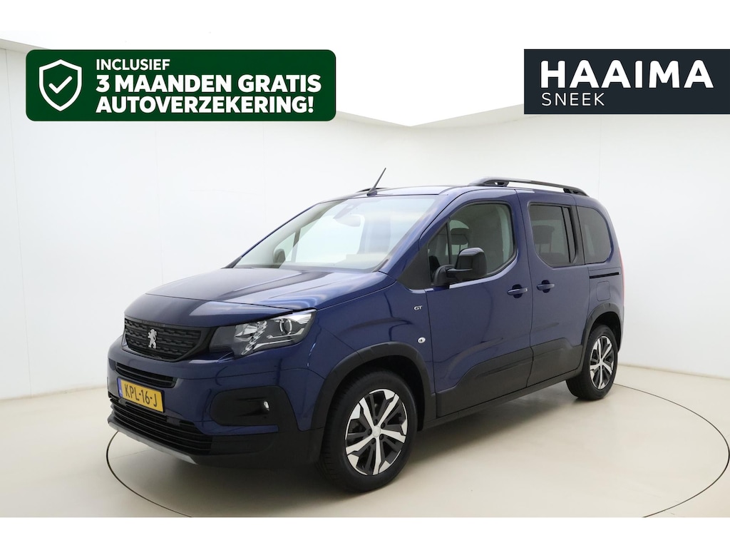 Peugeot Rifter 1.2 Puretech GT-Line | Automaat | Trekhaak | Keyless entry en start | Schuifdeur links en rechts | Achteruitrijcamera | Navigatie | Climate control | Apple carplay