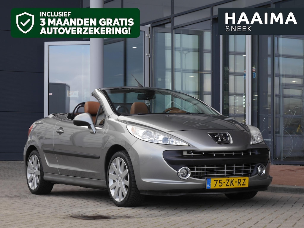 Peugeot 207 CC 1.6-16V T Féline | Cabrio | Hardtop | 150 PK | 17 inch Lichtmetalen velgen | Cruise control | Parkeerhulp achter | Climate control | Lederen bekleding | Elektrische ramen