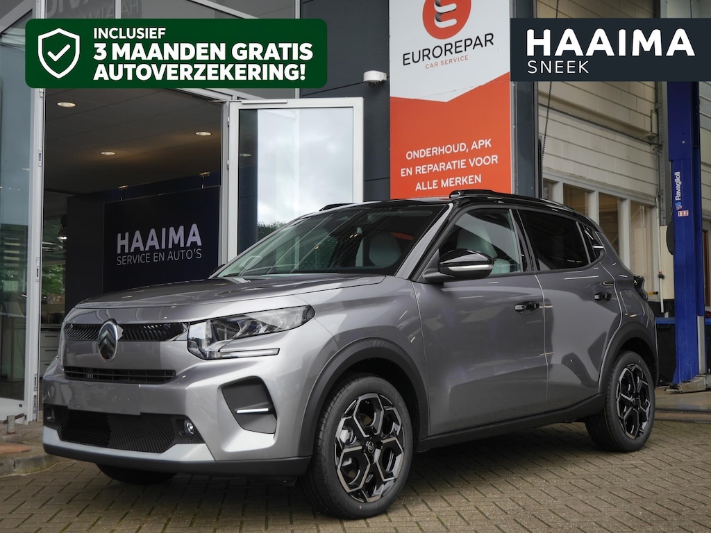 Citroën C3 1.2 Turbo 100pk Max | Uit voorraad leverbaar | Zwart dak | Stoelverwarming | Stuurverwarming | Camera | Lichtmetalen velgen | Apple Carplay