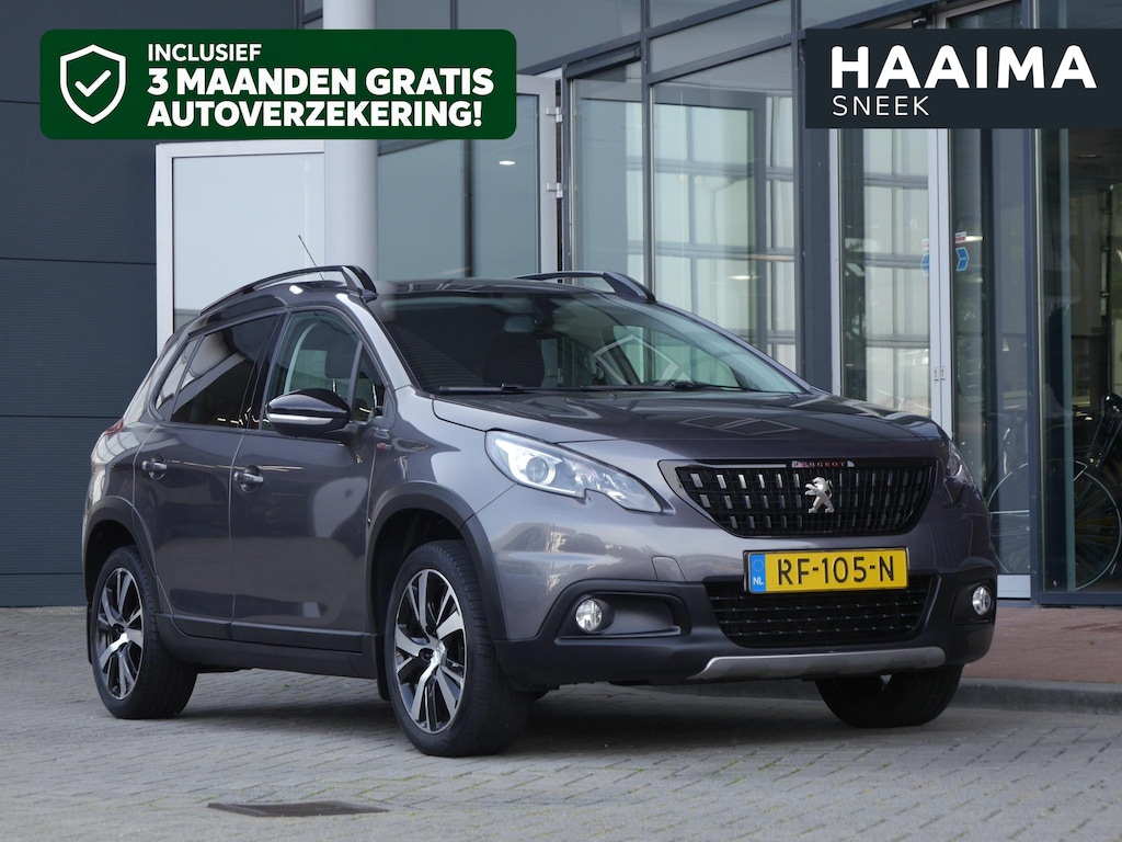 Peugeot 2008 1.2 PureTech GT-line | 110PK | Trekhaak | Achteruitrijcamera | 17 inch lichtmetalen velgen | Apple carplay/Andriod auto | Dakrails | Climate control | Cruise control