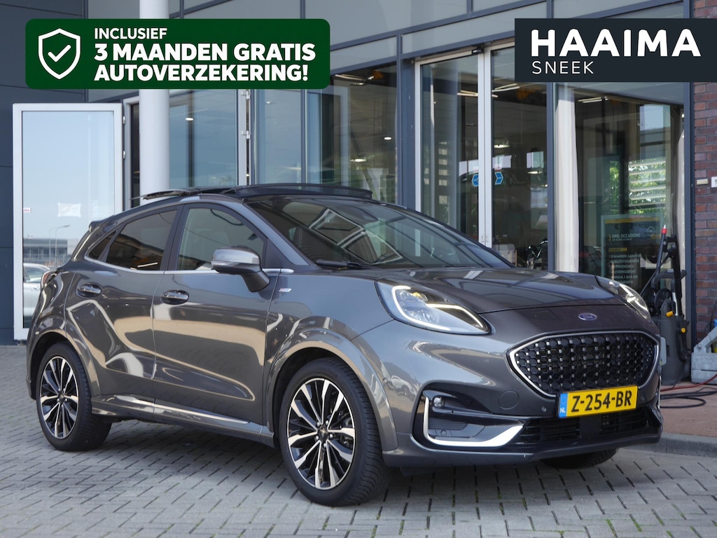 Ford Puma 1.0 EcoBoost Hybrid ST-Line X Gold Edition | Panoramadak | Trekhaak | Lederen bekleding | Keyless entry & Start | Navigatie | Dealer oh | B&O geluid