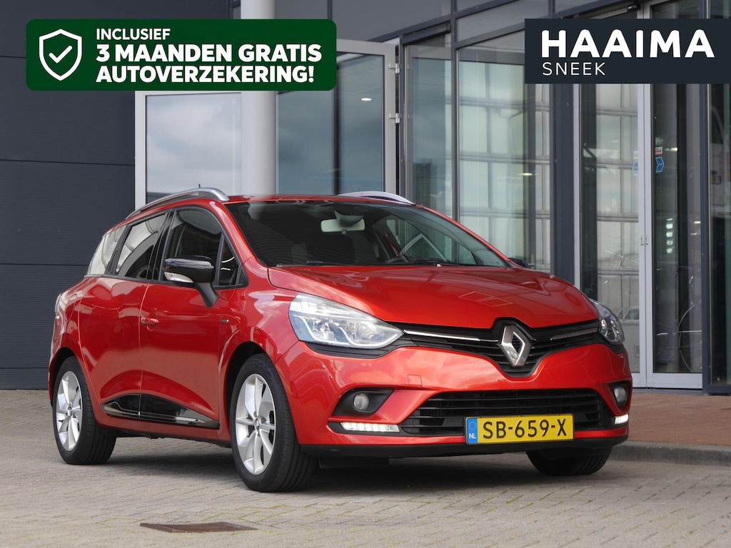 Renault Clio Estate 0.9 TCe Limited 90pk | Navigatie | Trekhaak | Airco | Cruise Control | Parkeerhulp achter | Extra getint glas | Lichtmetalen velgen