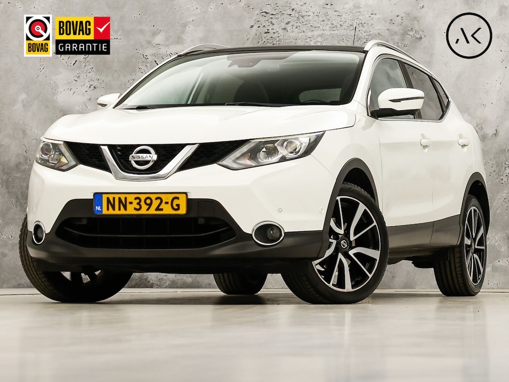 Nissan Qashqai 1.2 Tekna (PANORAMADAK, NAVIGATIE, 360 CAMERA, STOELVERWARMING, ELEK SPORTSTOELEN, LEDER, GETINT GLAS, CRUISE, NIEUWSTAAT)