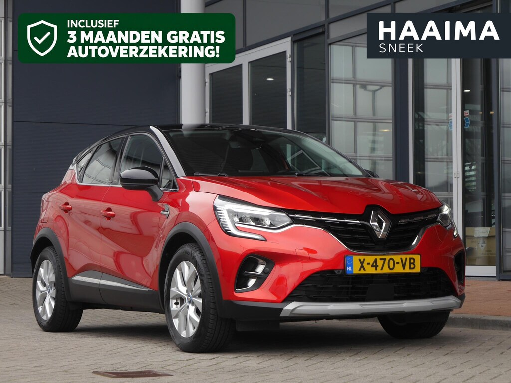 Renault Captur 1.6 E-Tech Plug-in Hybrid 160 Intens | Panorama dak | Achteruitrijcamera | Lichtmetalen velgen | Navigatie | Cruise control | Stoelverwarming |
