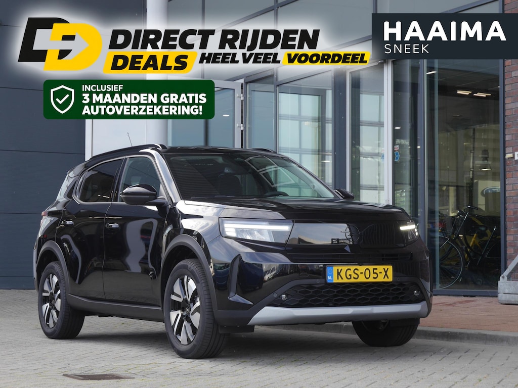 Opel Frontera Electric GS 44 kWh | Demo | Navigatie | Achteruitrijcamera | Cruise control | Stoel en stuurverwarming | Verwarmbare voorruit | Lichtmetalen velgen | Extra getint glas