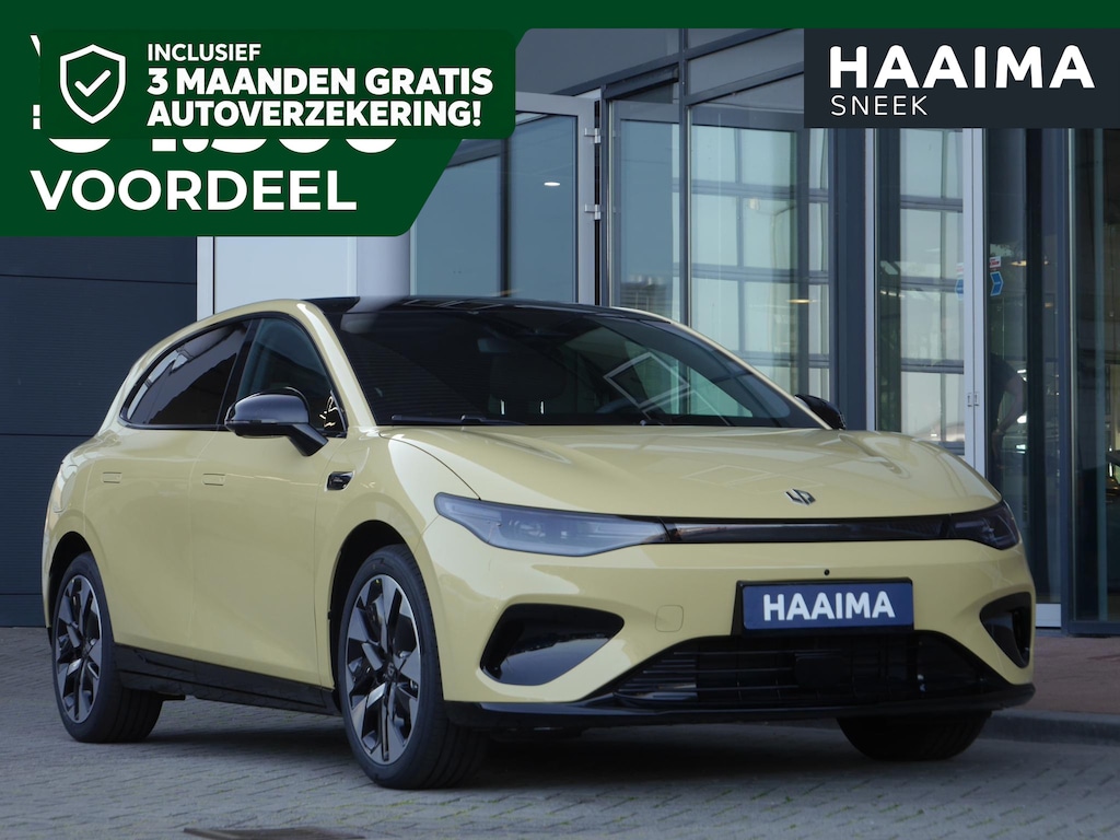 Leapmotor B05 ProMax Design 67.1 kWh | Panoramadak | Elektrisch verstelbare stoelen | Stuurwiel verwarming | Apple carplay/Android auto | Sfeerverlichting | Regensensor | Privacyglas | 19 inch lichtmetalen velgen