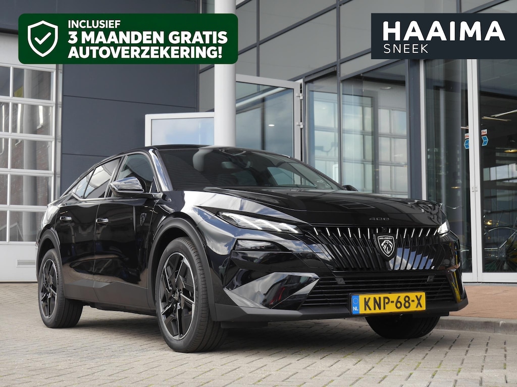 Peugeot 408 e-408 GT 58 kWh | Stoel en stuurverwarming | Panoramadak | Focal audio | 360 graden camera | Adaptive cruise control | Draadloze telefoonlader | Warmtepomp | Nieuwe auto