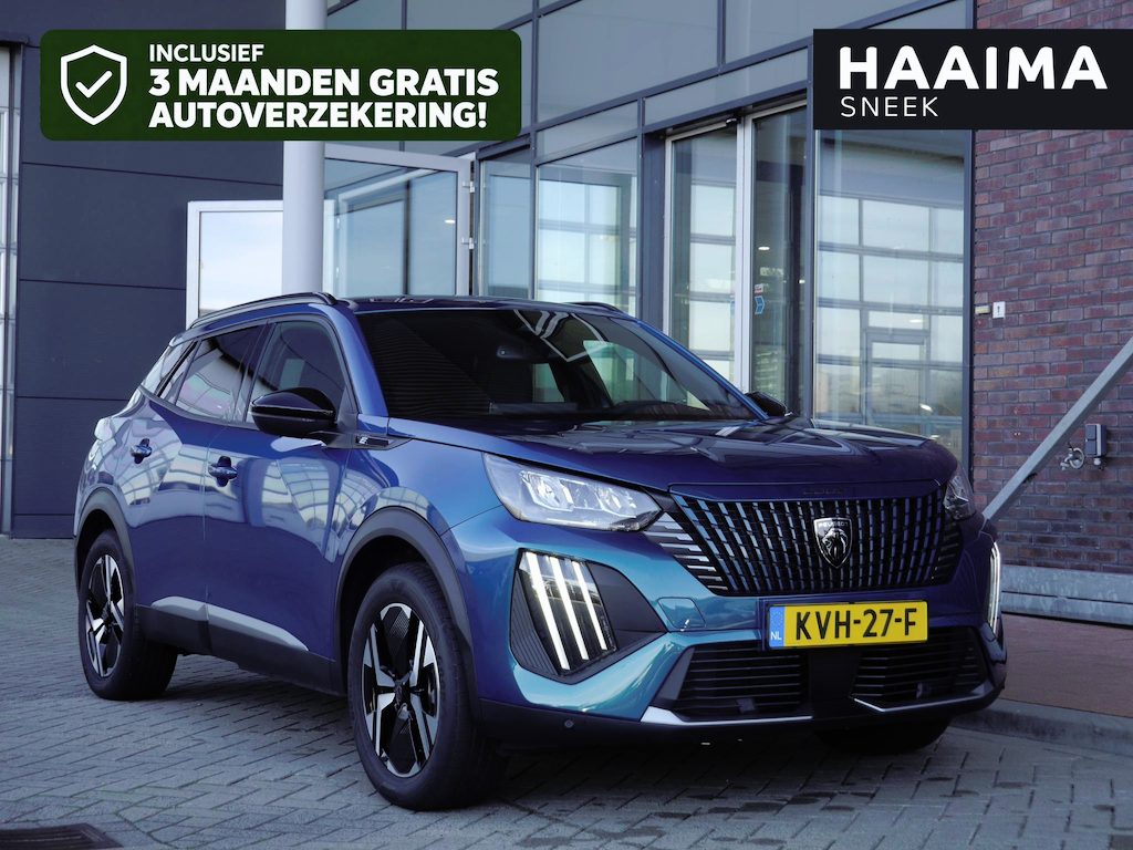 Peugeot e-2008 EV Allure 54 kWh | tot 406km WLTP range | SOH 96% | Parkeersensoren voor + achter | Draadloos Apple Carplay/Android Auto | Cruise Control | Privacy Glass