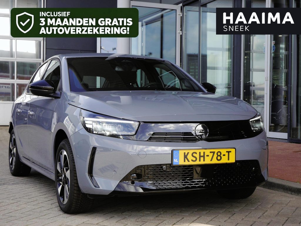 Opel Corsa-e Electric Long Range GS 51 kWh | 1 Fase | 8 Jaar garantie | NIEUW | tot 429km WLTP | 100kW snelladen | Stoel- & stuurverwarming | Camera | Apple Carplay/Android Auto