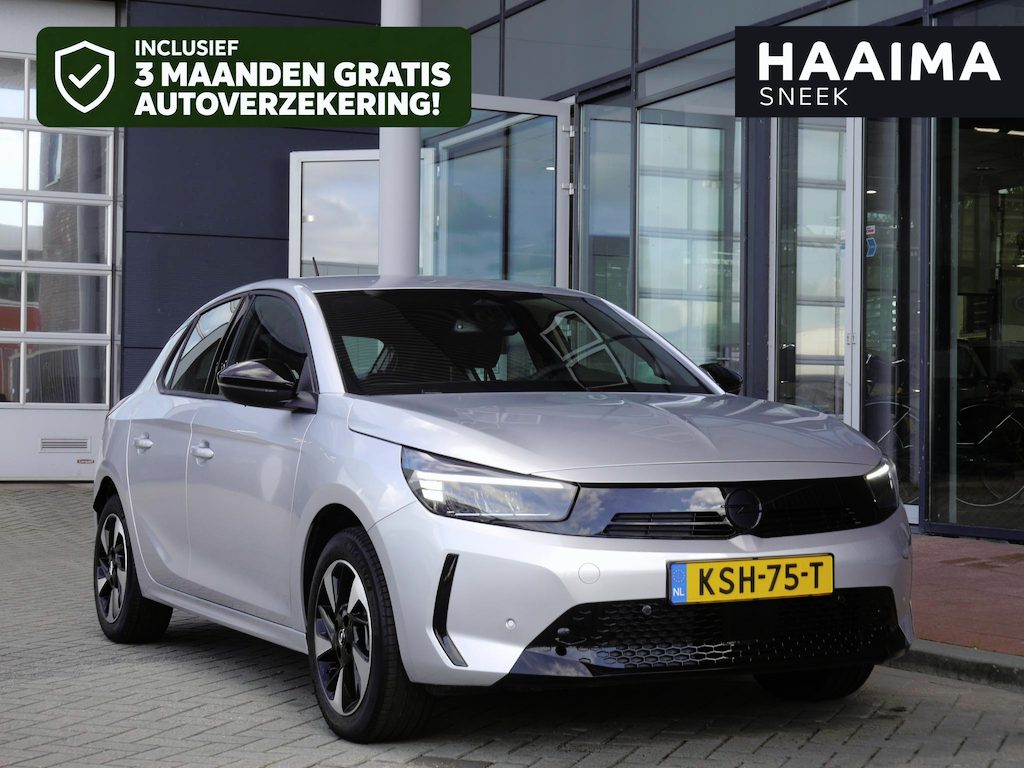 Opel Corsa-e Electric Long Range GS 51 kWh | 1 Fase | Stuur en Stoelverwarming | Camera achter | Parkeersensoren v+a | Carplay | Lichtmetalen velgen