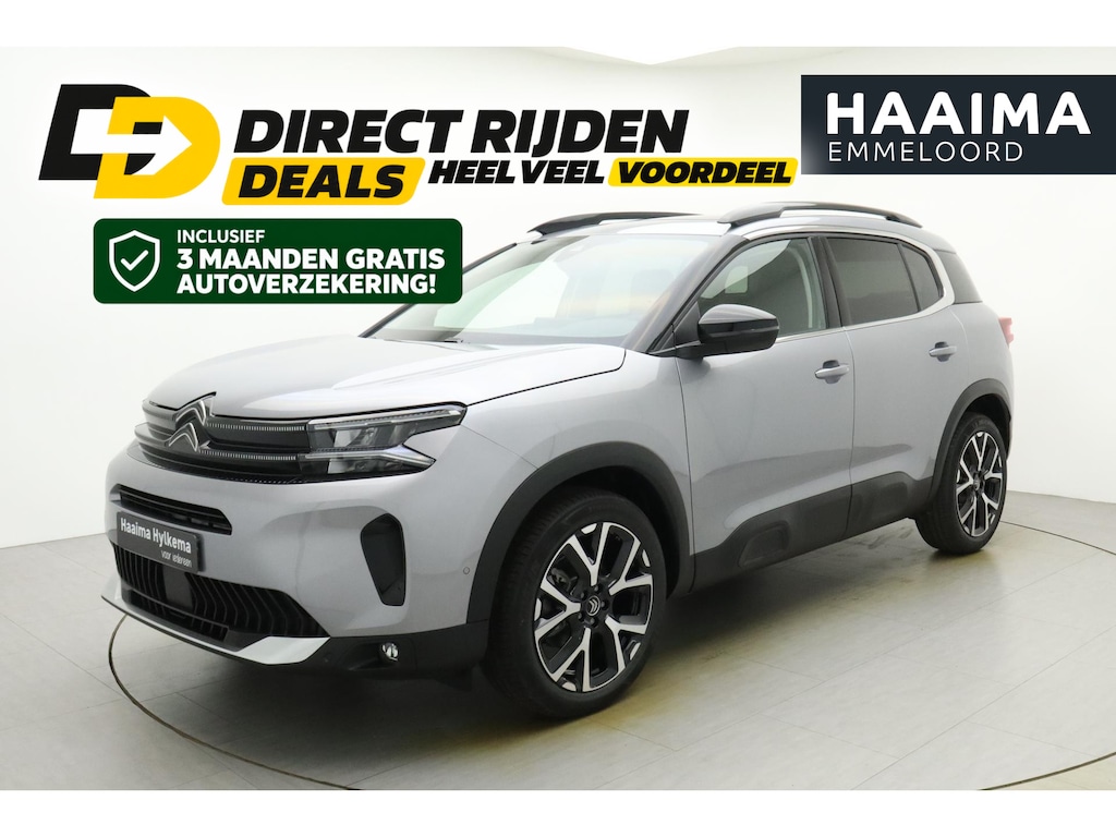 Citroën C5 Aircross 1.2T 130pk Automaat Shine | Panorama schuif-/kanteldak | Lederen bekleding | Memory stoel | Elektr. achterklep | 19'' velgen | SNEL LEVERBAAR!