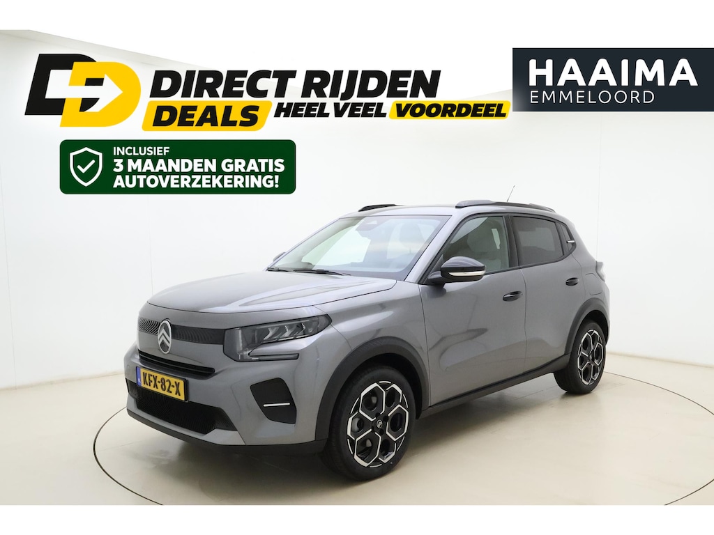 Citroën C3 1.2 Turbo 100pk Max | Comfort Stoelen | Apple Carplay/Android Auto | Parkeercamera/-sensoren | Full LED | DAB | Cruise Control | Climate Control | Draadloze telefoonlader |