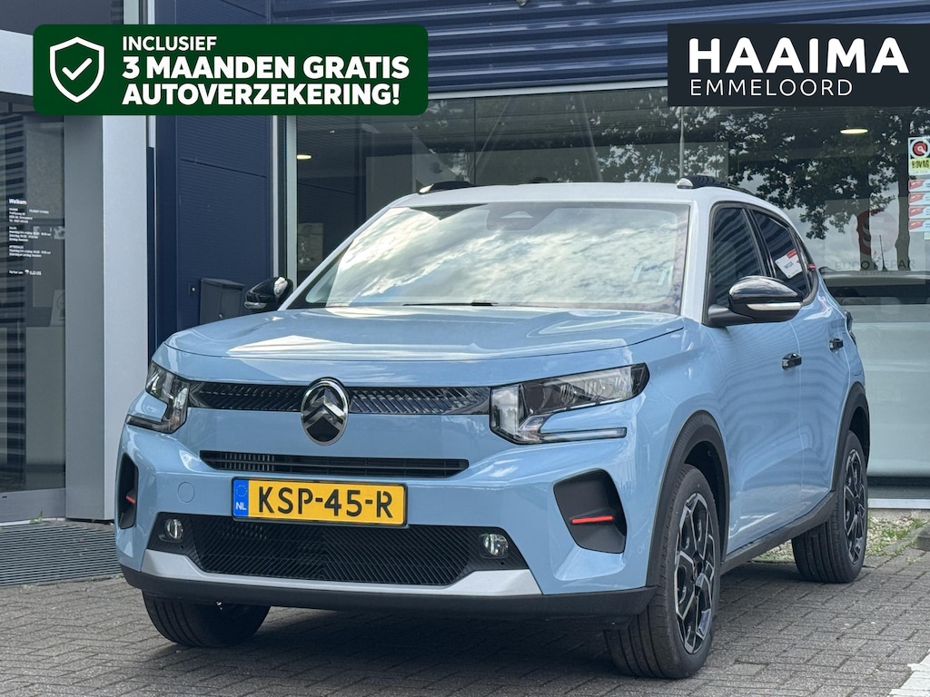 Citroën C3 1.2 Turbo 100pk Max | Apple Carplay/Android Auto | Achteruit rijcamera | Voorstoelen verwarmd | lichtmetalen velgen 17" | elektrische ramen voor