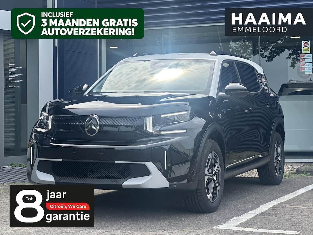 Citroën E-C3 Aircross Max 113pk Comfort Range 44 kWh | Comfort Stoelen | Apple Carplay/Android Auto | Parkeercamera/-sensoren | Full LED | DAB | Cruise Control | Climate Control | Draadloze telefoonlader |