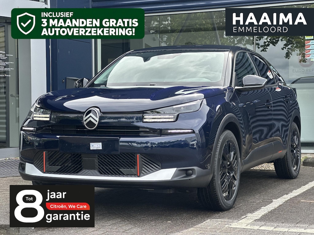 Citroën E-C4 Collection 156pk Extended range 54 kWh | Stoelverwarming | Comfort stoelen | Parkeercamera/-sensoren | Navigatie | Cruise Control | Cruise Control | DAB | Keyless Entry/Start | Full LED | Warmtepomp