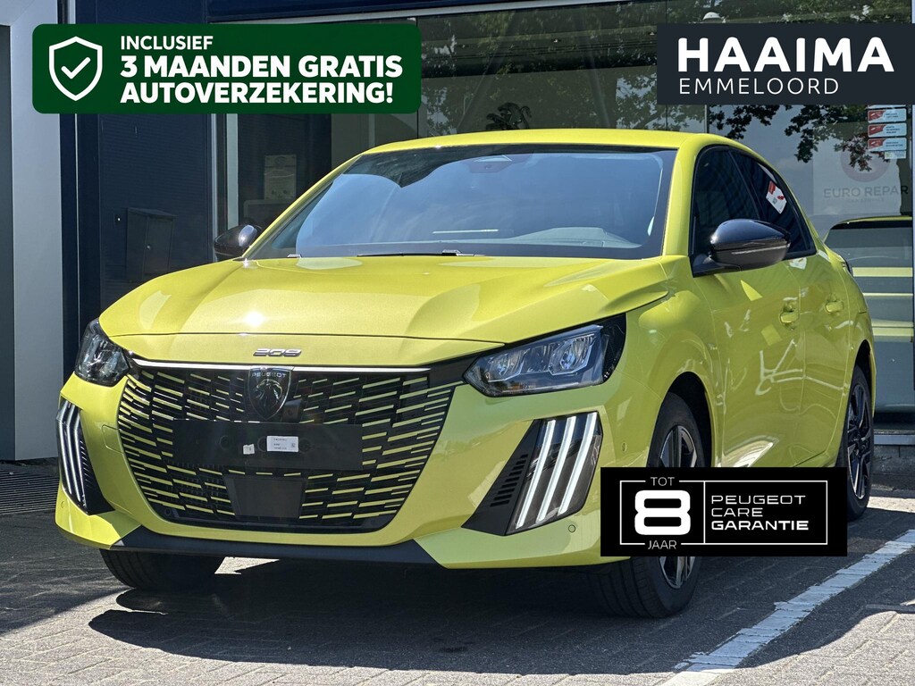 Peugeot 208 1.2 Hybrid 110 e-DCS6 Allure | Climate Control | Navigatie | Full LED | DAB | Parkeercamera/-sensoren | Apple Carplay/Android Auto | Dode hoekdetectie | Lichtmetalen velgen |