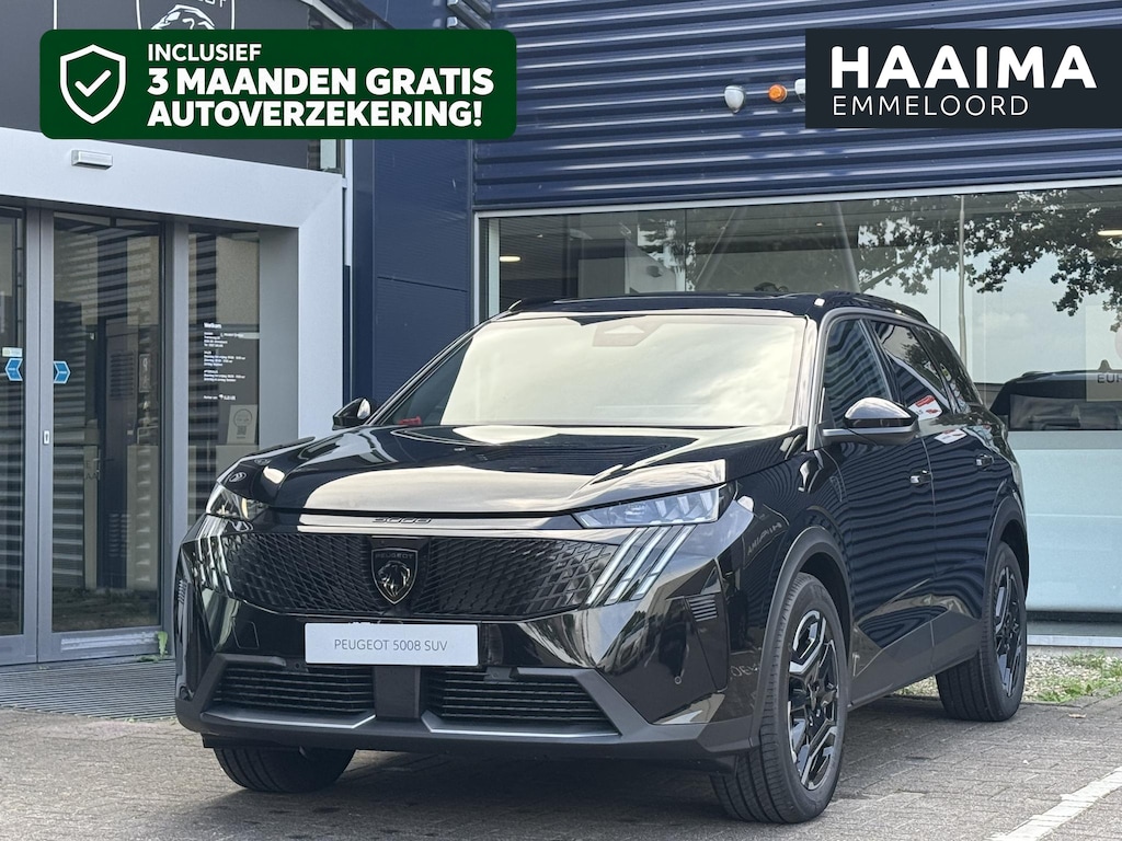 Peugeot 5008 1.6 Plug-in Hybrid 225 PK GT 7 Persoons | Apple Carplay/Android Auto | Climate Control | lichtmetalen velgen 20 Inch | Panorama Dak | Verwarmde Voorstoelen
