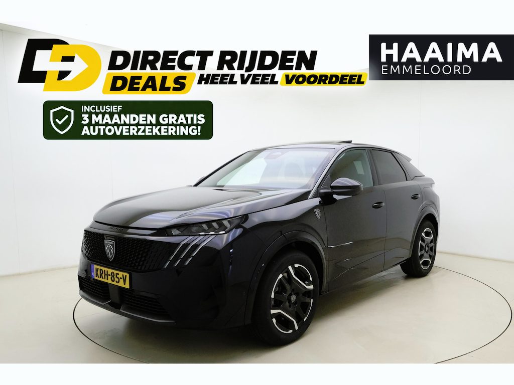 Peugeot E-3008 GT Long Range 230 97 kWh | DEMO | 8 jaar garantie | Panoramisch schuifdak | Stoelverwarming voor en achter | Alcantara bekleding | Navigatie | Camera