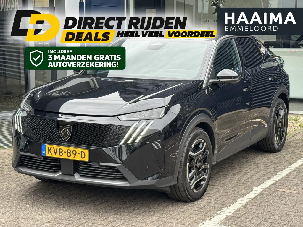 Peugeot E-3008 Allure 210pk 73 kWh | Apple Carplay/Android Auto | Panoramic Navigation pack | Adaptive cruisecontrol | Dodehoek bewaking | Rondomzicht camera | 19 inch lichtmetaal