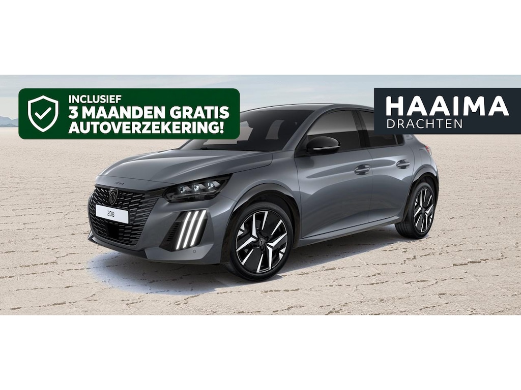 Peugeot 208 1.2 Hybrid 145 e-DCS6 GT | NIEUW UIT VOORRAAD LEVERBAAR | AUTOMAAT | Alcantara Bekleding | Adaptive Cruise Control | Draadloze telefoonlader | Keyless Entry & Start | Navigatie | Climate Control | Apple Carplay & Android Auto | Parkeercamera Voor & Achter | Full LED | DAB