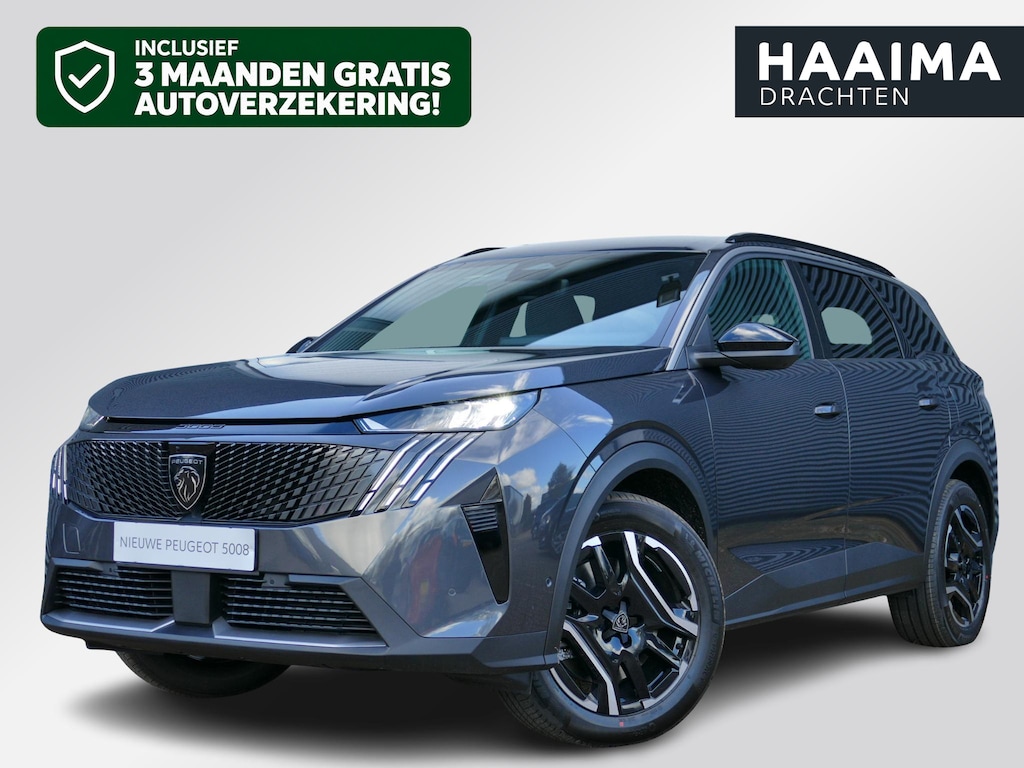 Peugeot 5008 1.6 Plug-in Hybrid 195 Allure 7p | NIEUW | Uit voorraad leverbaar! | 83km EV Actieradius WLTP | AUTOMAAT | 7-Zits | Parkeercamera Voor & Achter | Stuurverwarming | Dodehoek Detectie |