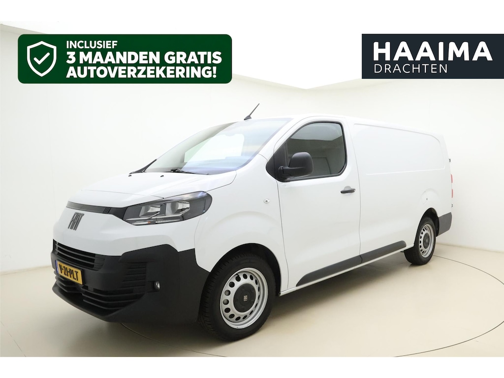 Fiat Scudo 2.0 Diesel S&S L3 | 180PK | AUTOMAAT | 3-Zits | Parkeercamera Achter | Navigatie | Airco | Cruise Control | Multifunctioneel Stuurwiel |