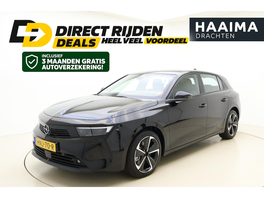 Opel Astra 1.6 Hybrid 180 PK Automaat | Climate Control | Apple Carplay & Android Auto | | Achteruitrijcamera | Afneembare trekhaak | 17" Lichtmetalen velgen