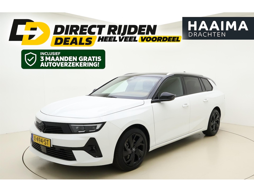 Opel Astra Sports Tourer 1.2 Level 4 130 PK | Navigatie | Climate control | Rondomzicht Camera | Zwart dak | Keyless | Draadloze telefoonlader | Lichtmetalen velgen Black