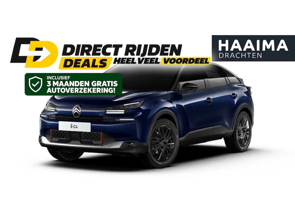 Citroën E-C4 Collection 156pk Extended range 54 kWh | Demo | WLTP 416 | Comfort Seats | Stoel/Stuur/Voorruitverwarming | Navigatie | Climate Control | Apple Carplay/Android Auto | Cruise Control | Full LED | DAB |