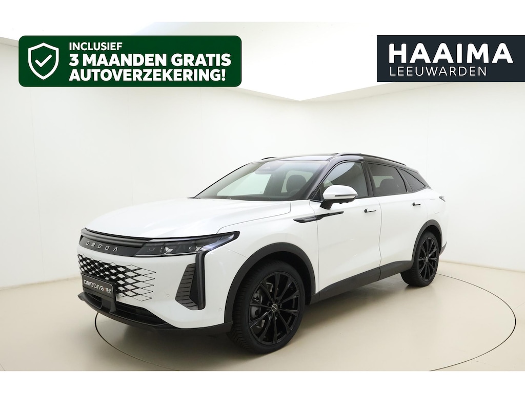 Omoda 9 1.5T-GDi SHS-P Premium Black Edition | 21'' lichtmetalen velgen | Zwart dak | Instelbare vering | Stoelmassage | Panoramadak | HUD | Camera's rondom | All season banden