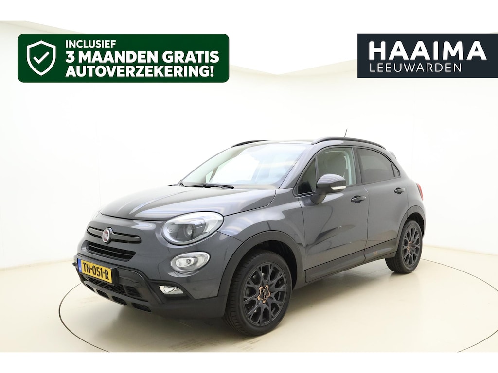 Fiat 500X Cross 1.4 Turbo MultiAir S-Design Cross Automaat | Navigatie | Camera | Half lederen bekleding | Lichtmetalen velgen | Extra getint glas | Dakrails
