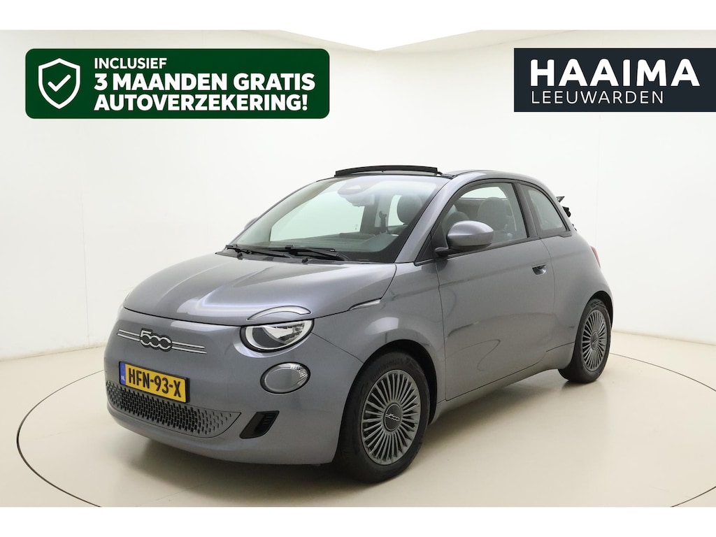 Fiat 500C Icon 42 kWh | SoH 100% | Achteruitrijcamera | WLTP 303km | Snelladen | Navigatie | Climate Control | Keyless Start