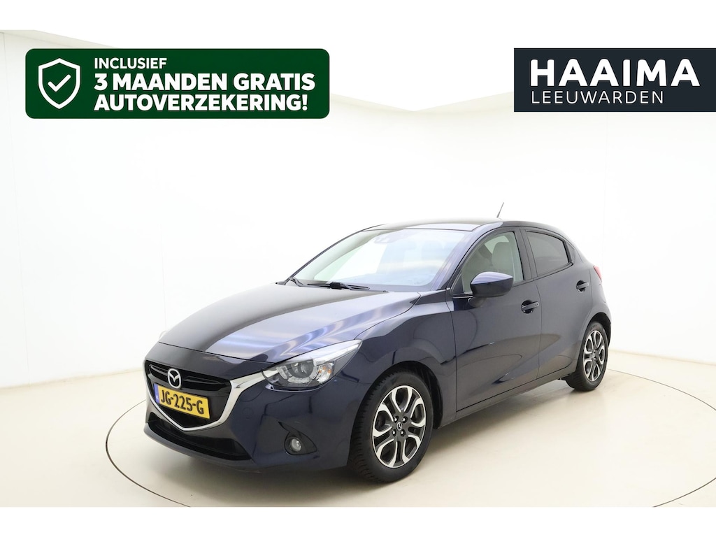 Mazda 2 1.5 Skyactiv-G Skylease GT 90PK | Automatische Airco | Cruise Control | HUD | Lichtmetalen Velgen | Navigatie | Verwarmbare Voorstoelen