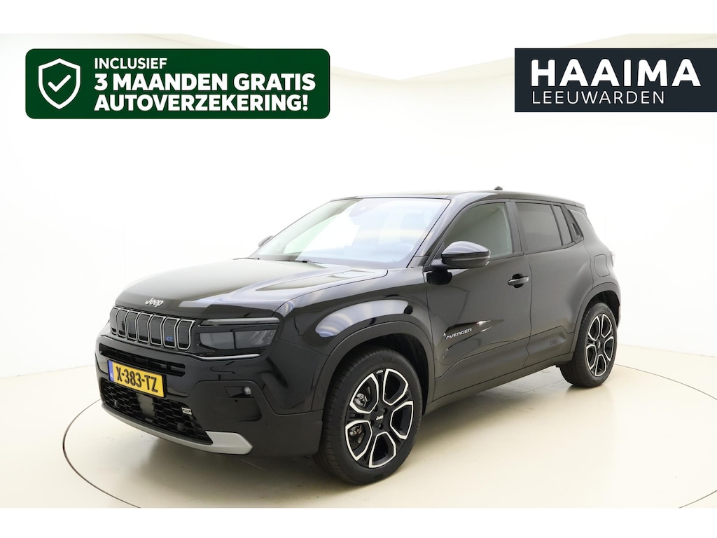Jeep Avenger Altitude 54 kWh | Adaptive Cruise control | Climate control | Camera | 18" Lichtmetalen velgen | Getint glas | Keyless | Bluetooth | Draadloze telefoonlader