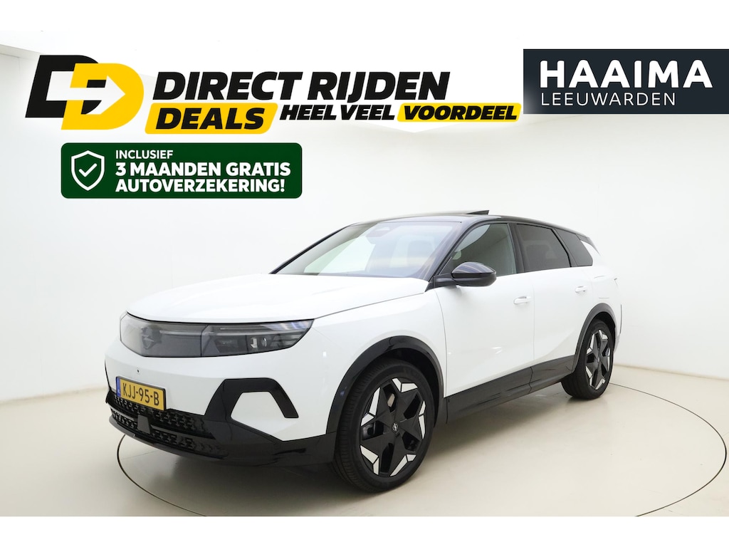 Opel Grandland Electric Ultimate AWD 73 kWh | DEMO | Massagestoel| Panorama dak | Navigatie | Leder | AGR | Matrix-LED | Camera | Winter Pakket | 20" Lichtmetalenvelgen | Keyless
