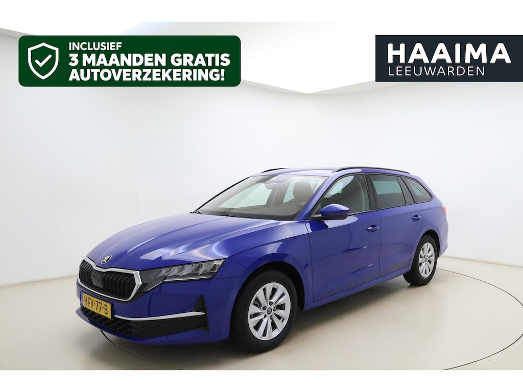 Skoda Octavia Combi 1.5 TSI MHEV Business Edition Automaat | Trekhaak wegklapbaar | Navigatie | Stoel & Stuurverwarming | Extra getint glas | Electrische achterklep